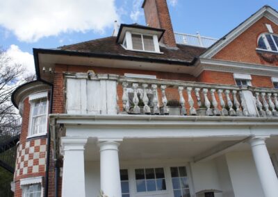 rye burnt balustrade before replacement
