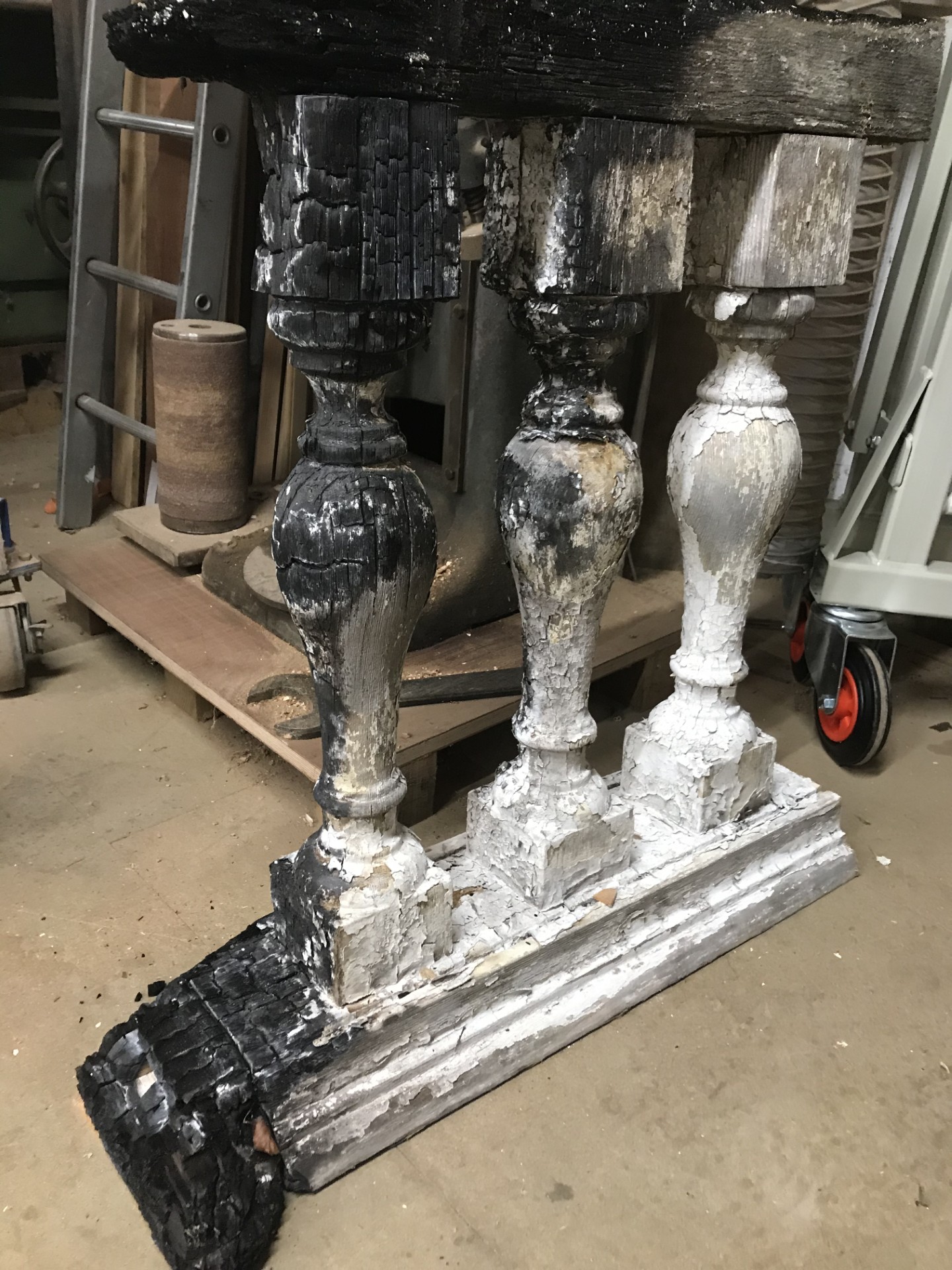 rye Joinery balustrade after fire